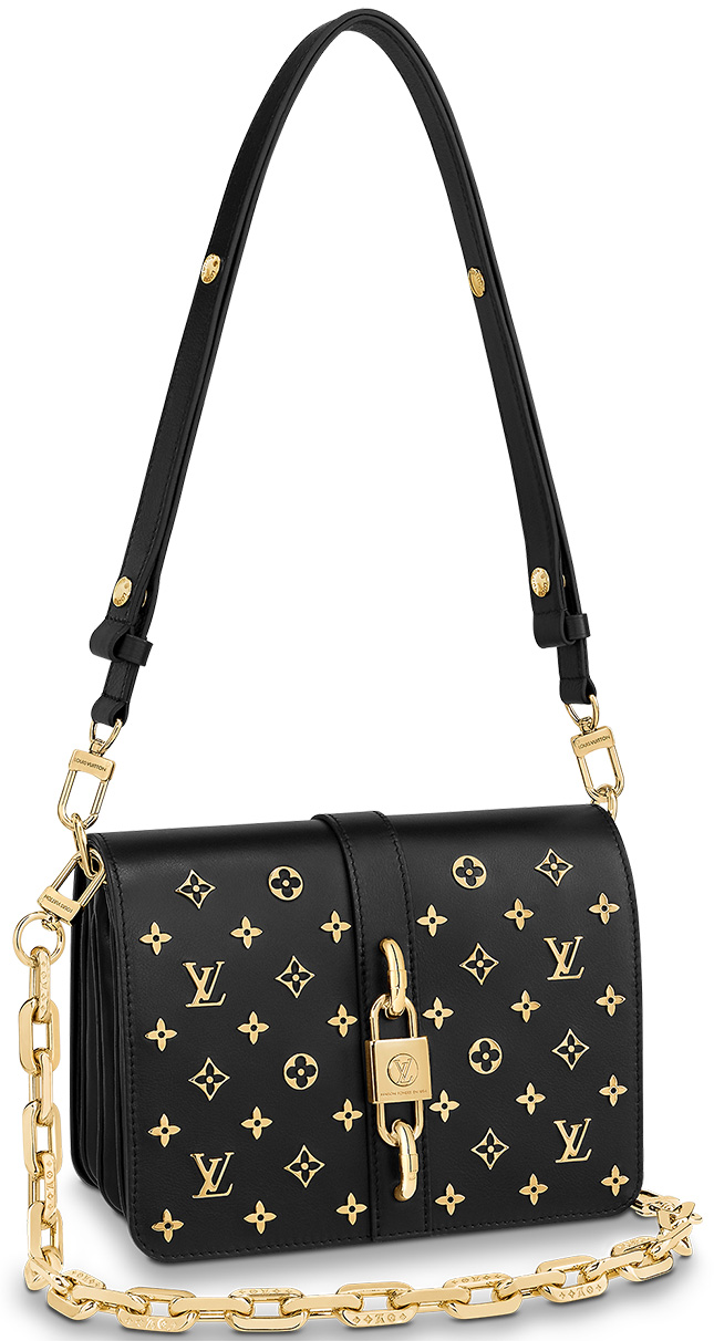 black and gold lv