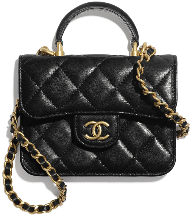 chanel red wallet on chain caviar black