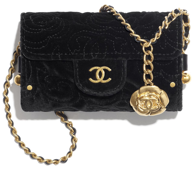 Chanel Jewel Card Holder With Chain