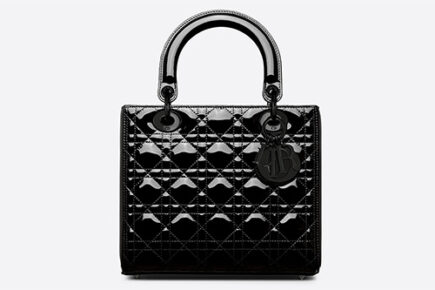 Lady Dior Ultra Black Glossy Bag thumb