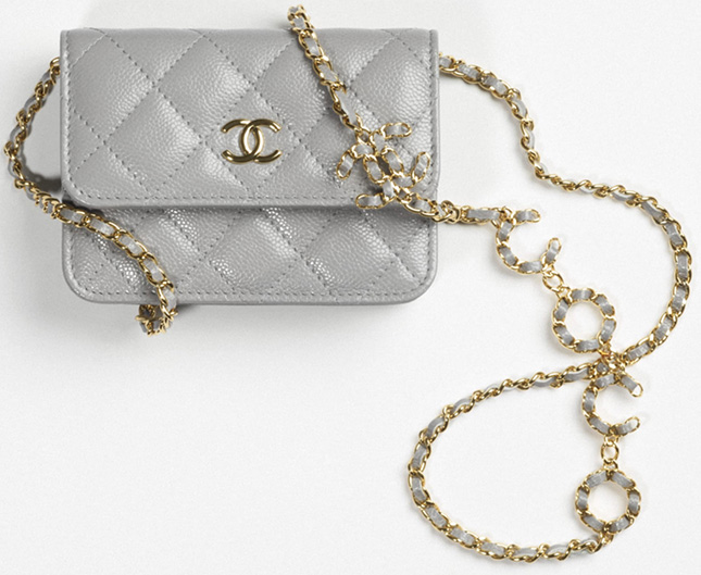 Chanel Coco CC Clutch With Chain V