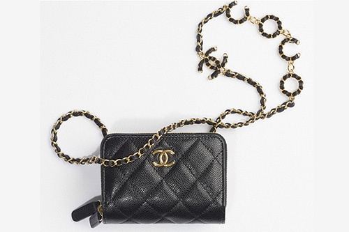 Chanel Coco CC Clutch With Chain