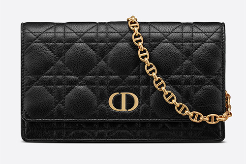 Dior Caro Belt Pouch With Chain thumb