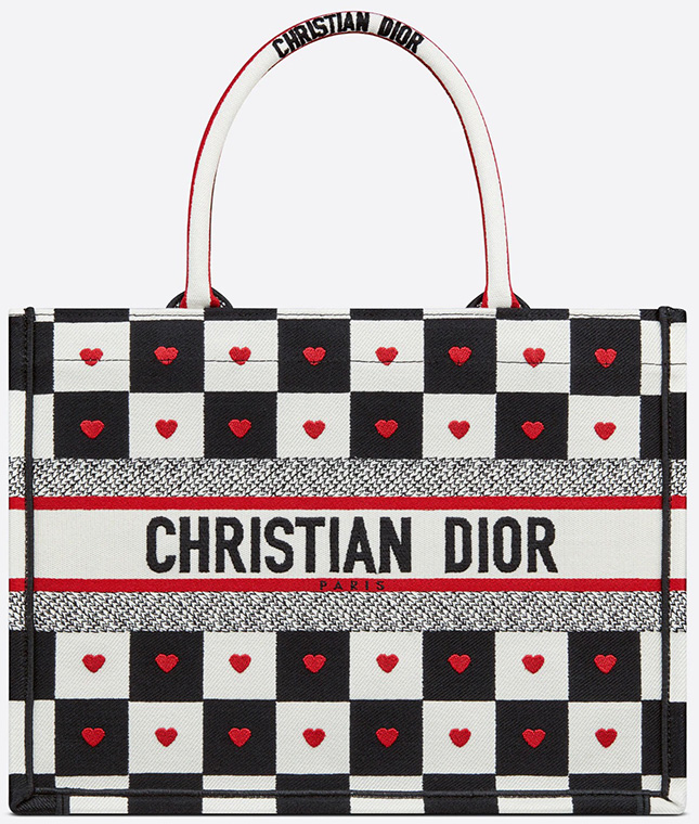Christian Dior Red And White D-Royaume D'Amour Embroidery Book