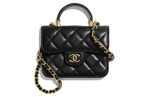 Chanel Flap Coin Purse With Chain thumb