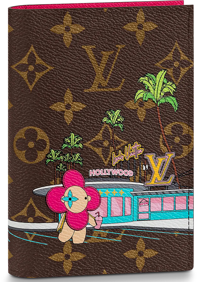 Louis Vuitton Multicolor Vivienne Christmas 2019 Xmas Paris Passport Cover  – STYLISHTOP