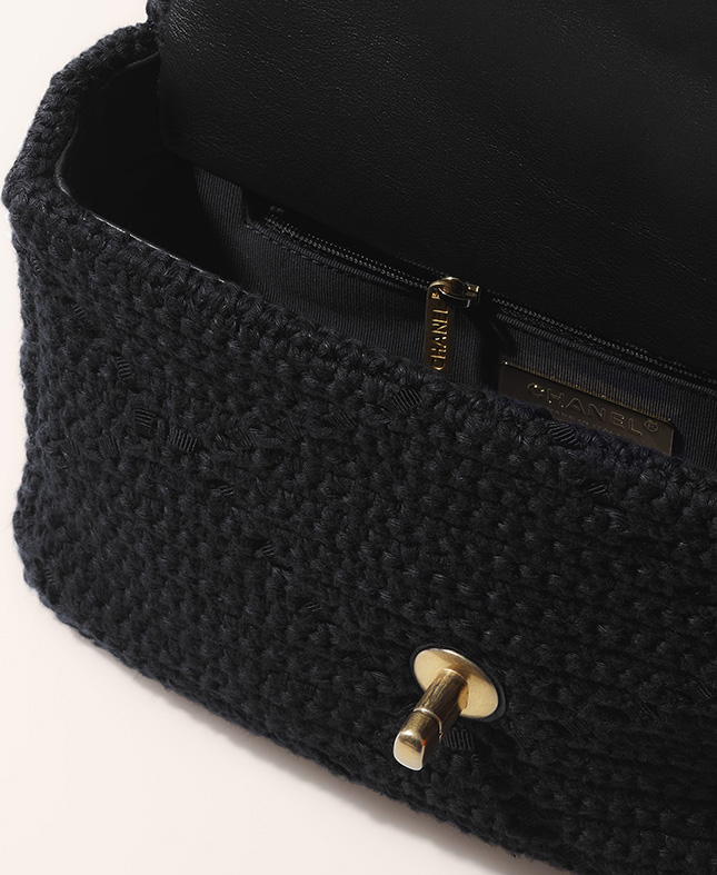 Chanel Cotton Crochet Bag