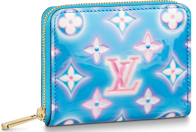 Louis Vuitton Vernis Valentine 2022 Fuchsia Neon Pink M81154 Women's Wallet