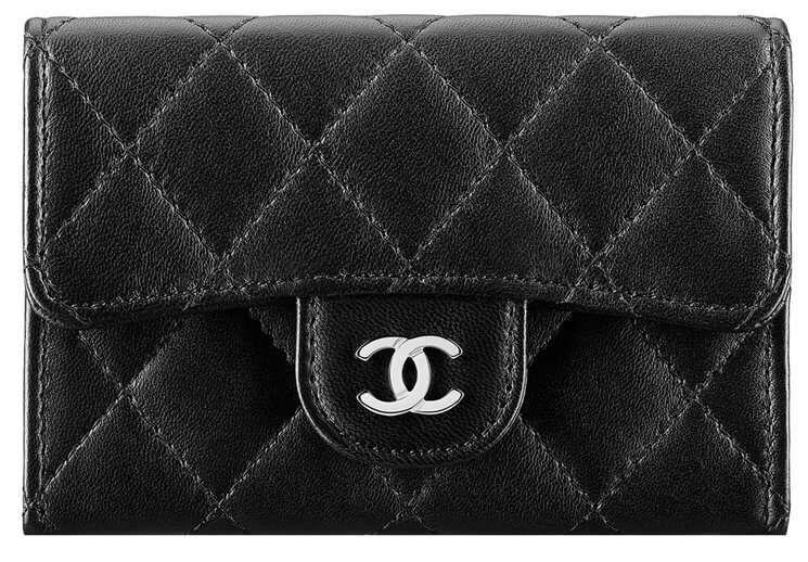 chanel flap card holder prices