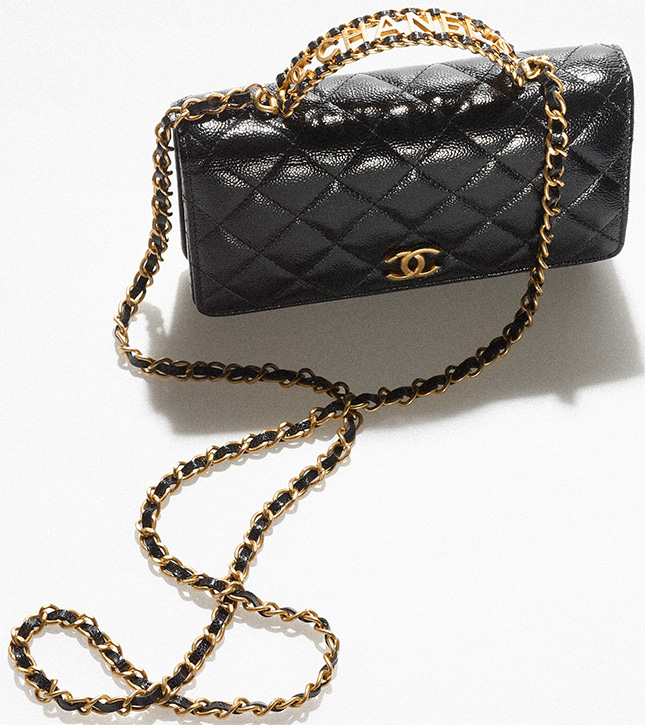 Chanel Wallet On Chain With Signature Handle