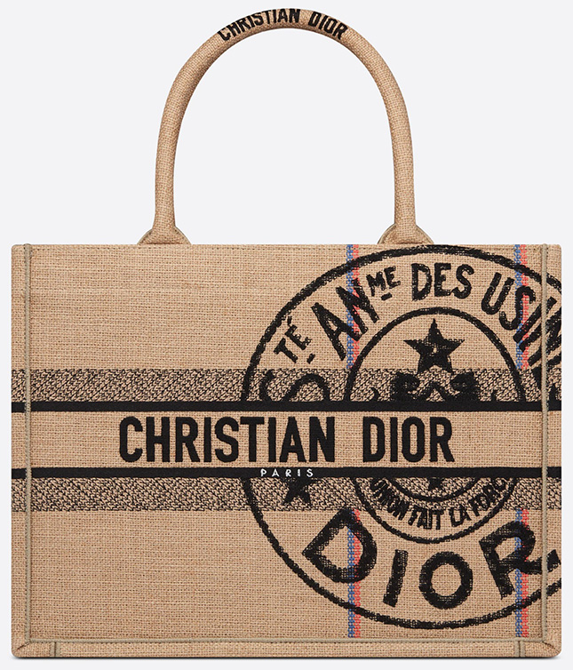 Dior Jute Canvas Bag Collection