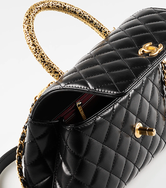 Chanel Coco Handle Bag With Symbolic Handle