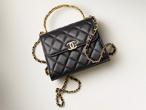 Chanel Mini Handle Clutch With Chain | Bragmybag