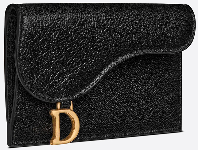 Dior Saddle Flap Compact Card Holders
