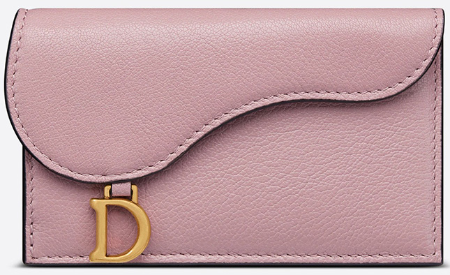 Dior Saddle Flap Compact Card Holders