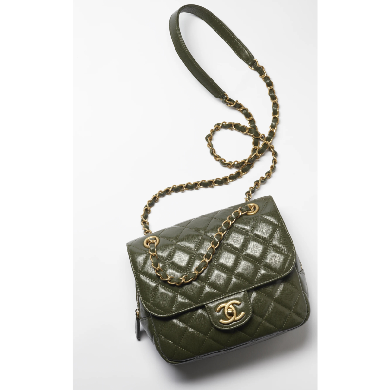 Chanel Small Flap Bag in Grained Calfskin