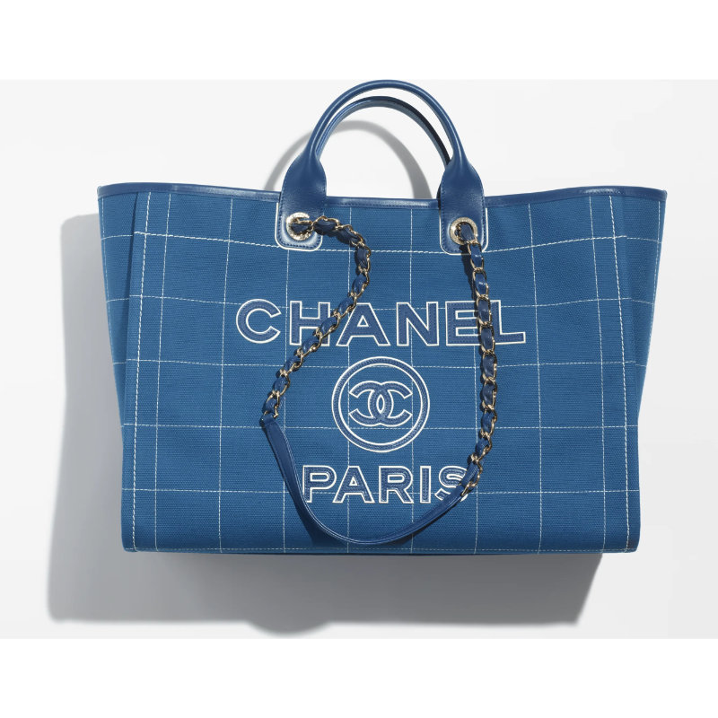 Chanel Maxi Shopping Bag in Cotton Calfskin