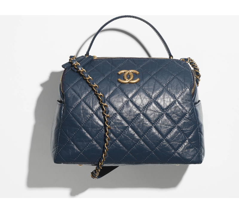 Chanel Bowling Bag in Aged Calfskin