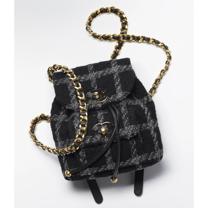 Chanel Wool Tweed Backpack