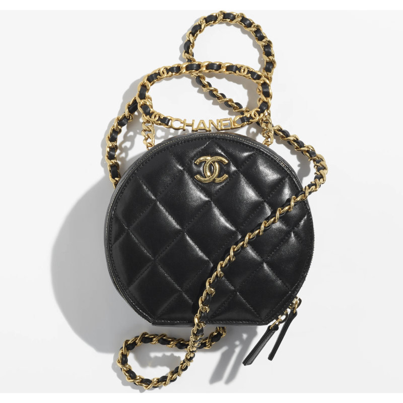 Chanel Small Round Bag in Lambskin