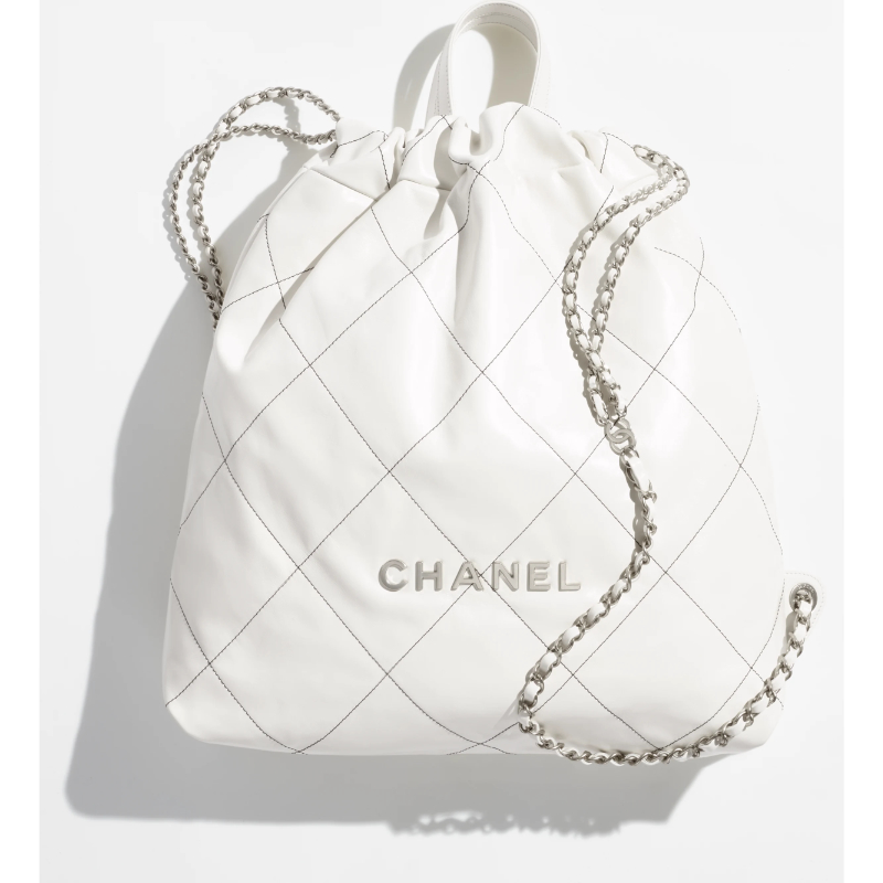 Chanel Large Backpack in Shiny Calfskin