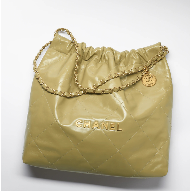 Chanel Drawstring Bag in Shiny Calfskin