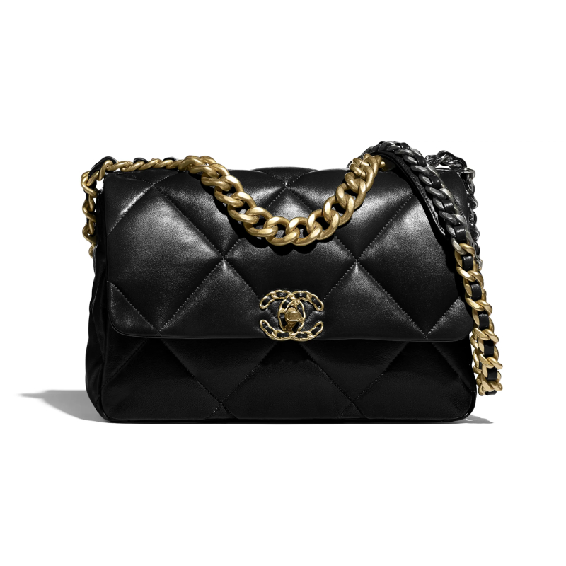 Chanel Large Bag in Shiny Lambskin