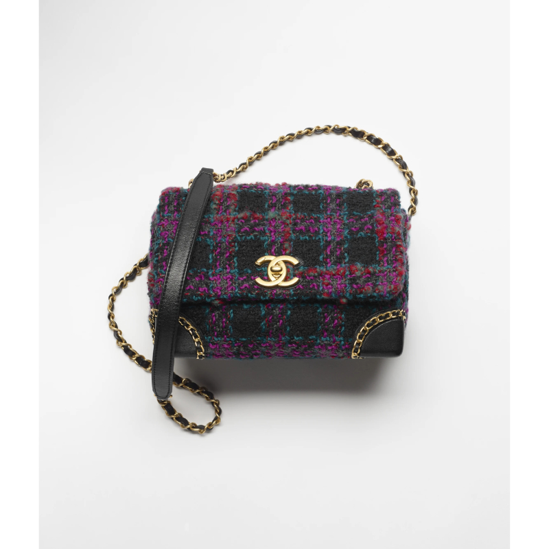 Chanel Mini Flap Bag in Wool Tweed