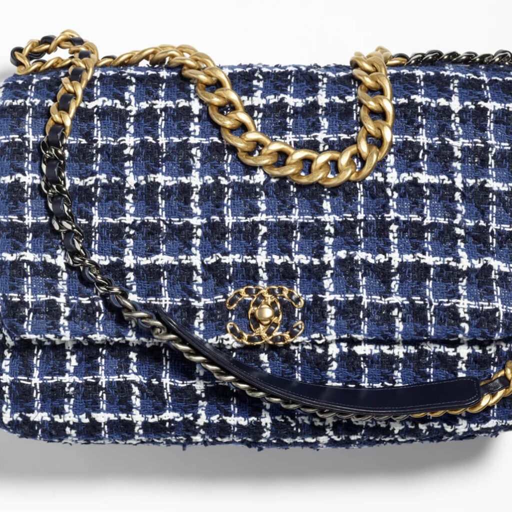 Chanel 19 Maxi Bag in Cotton Tweed
