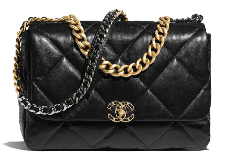 Chanel 19 Maxi Bag in Shiny Lambskin