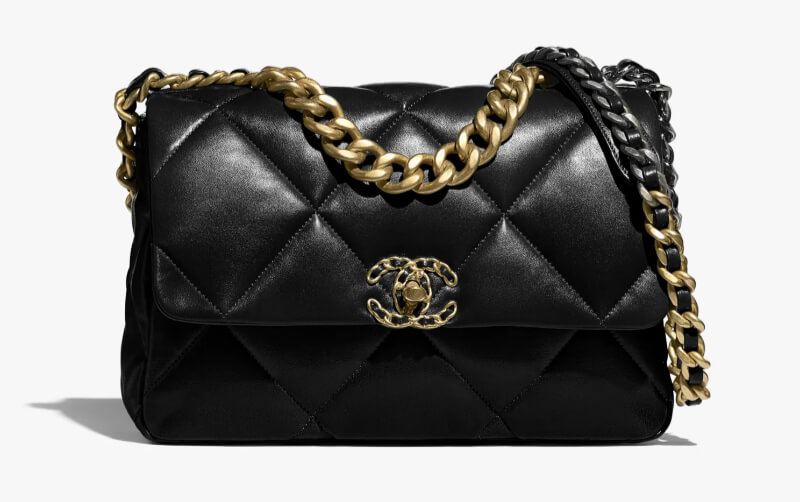 Chanel 19 Large Bag in Shiny Lambskin