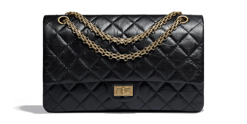 Chanel Large 2.55 Bag in Aged Calfskin 