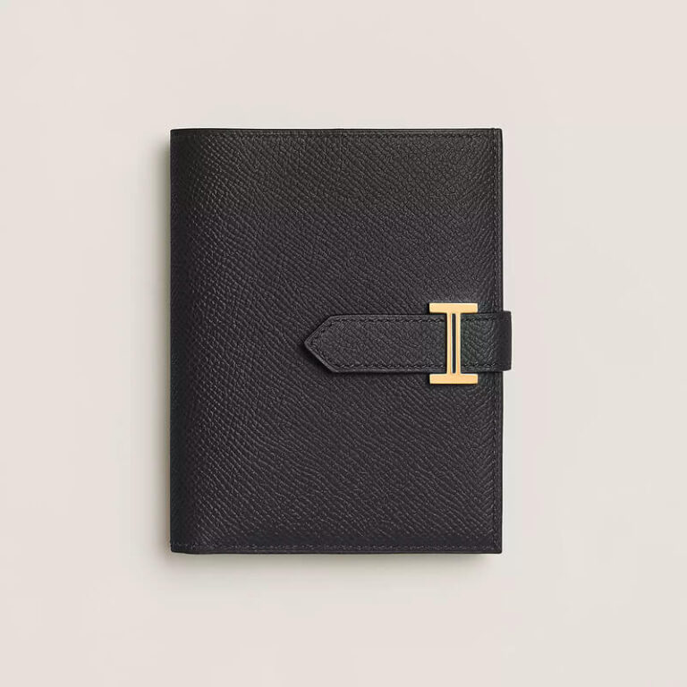BEARN COMPACT WALLET 12 IN SUNSHINE YELLOW EPSOM LEATHER