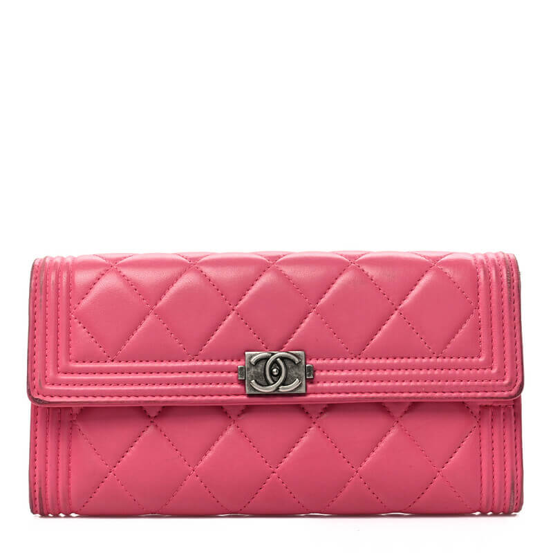 Chanel boy long wallet prices