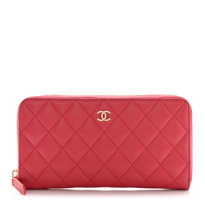 Chanel zip around wallet prices