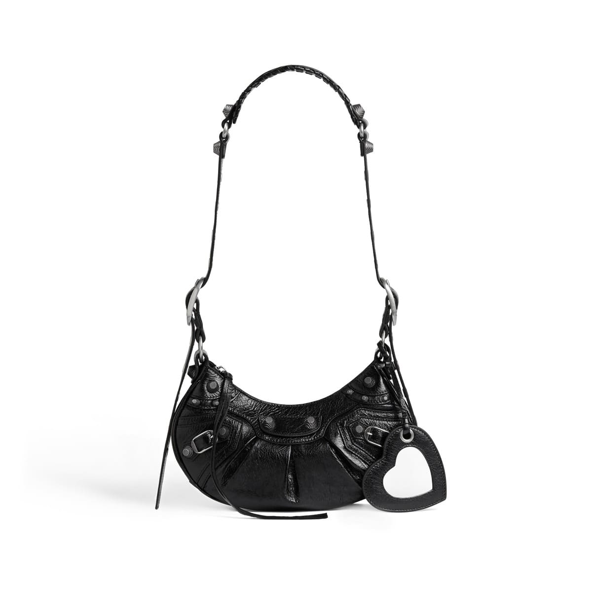 Balenciaga Le Cagole XS Shoulder Bag in Smooth Calfskin black