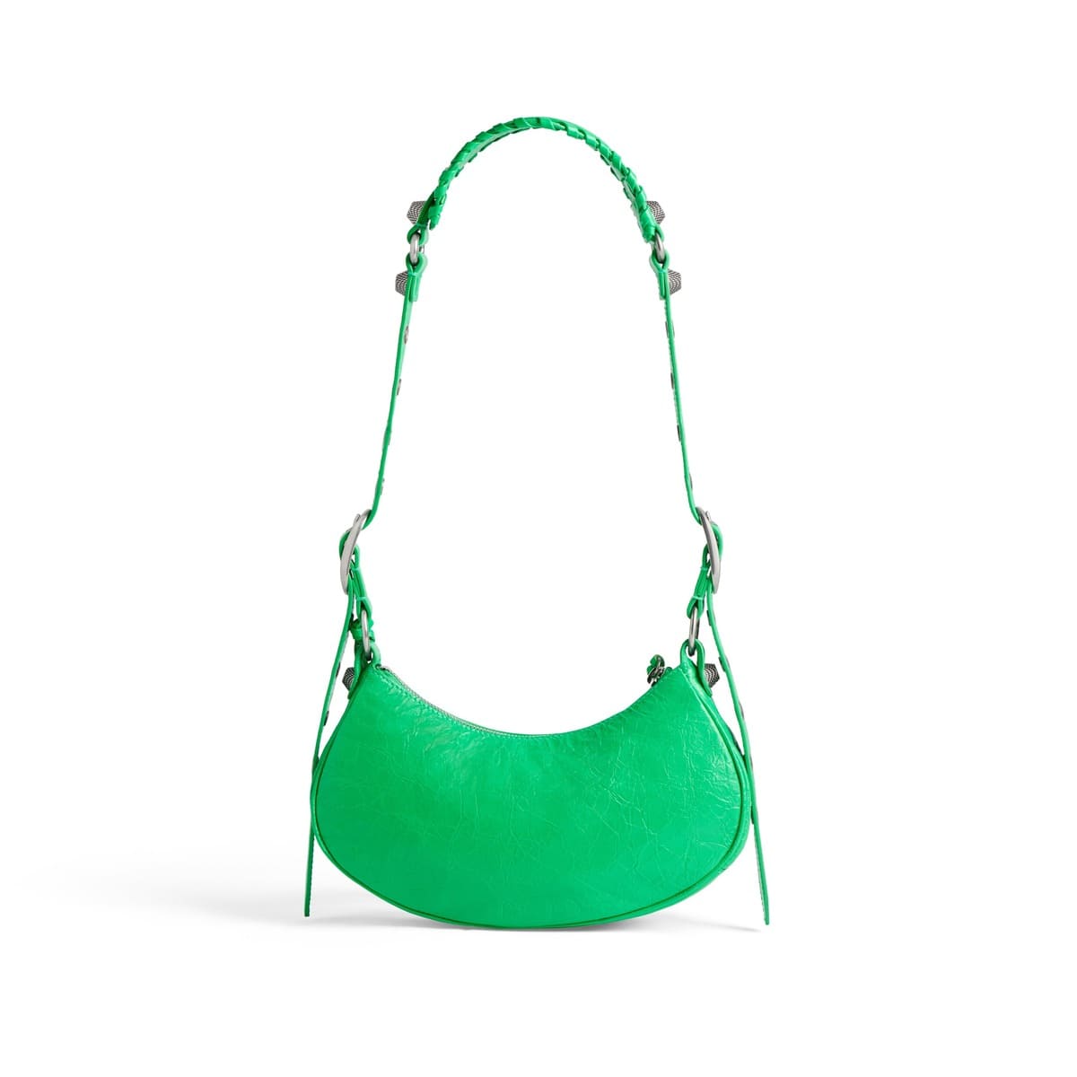 Balenciaga Le Cagole XS Shoulder Bag in Smooth Calfskin green