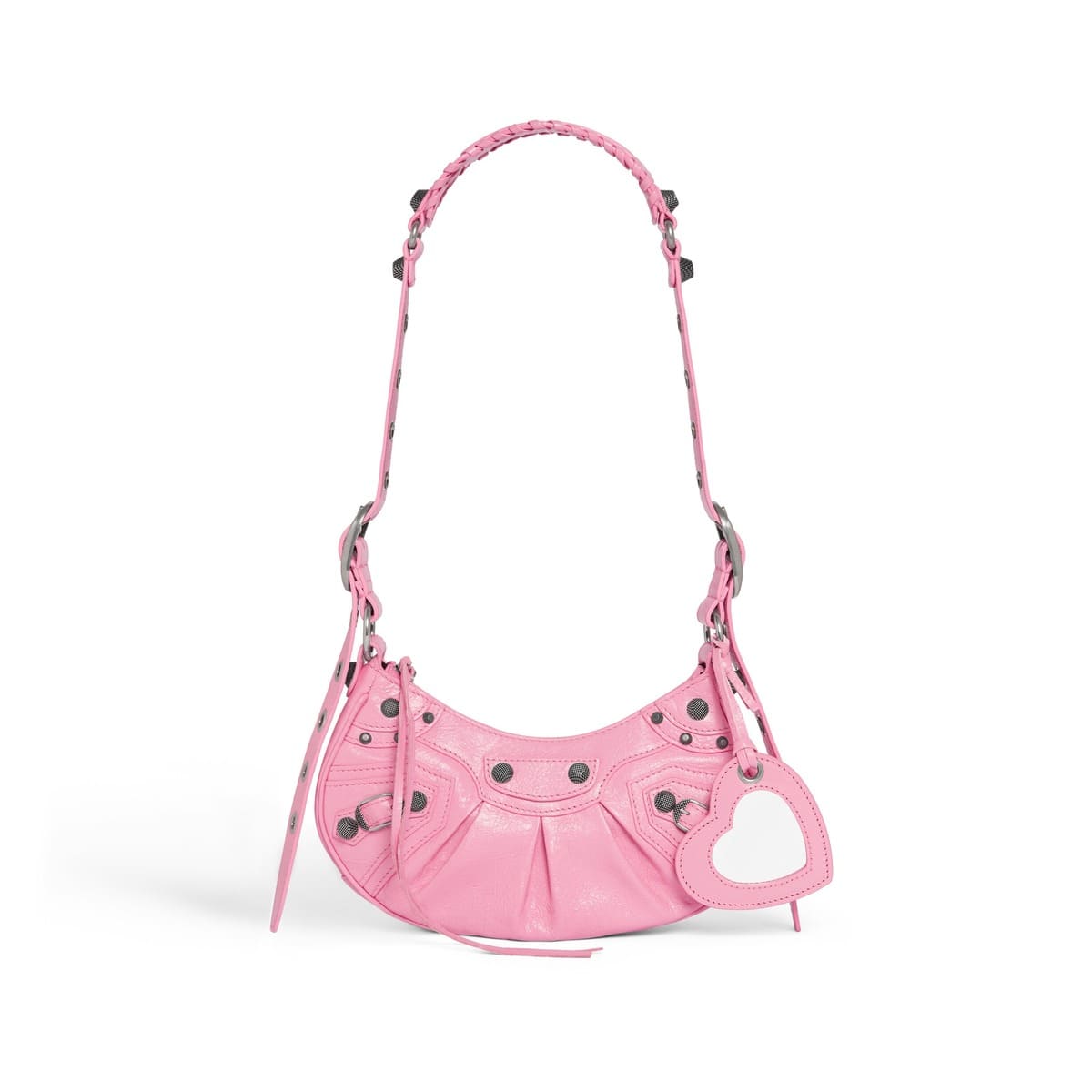 Balenciaga Le Cagole XS Shoulder Bag in Smooth Calfskin pink