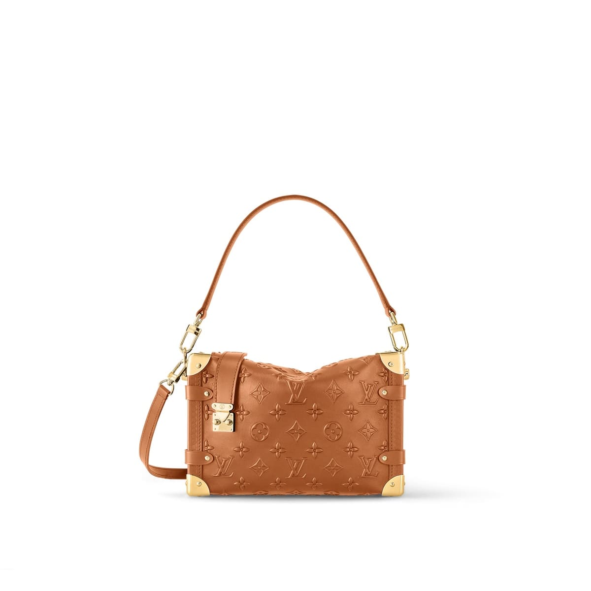 Louis Vuitton Side Trunk Bag Tan