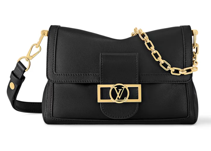 Louis Vuitton Dauphine Soft MM Bag in Calfskin Front image