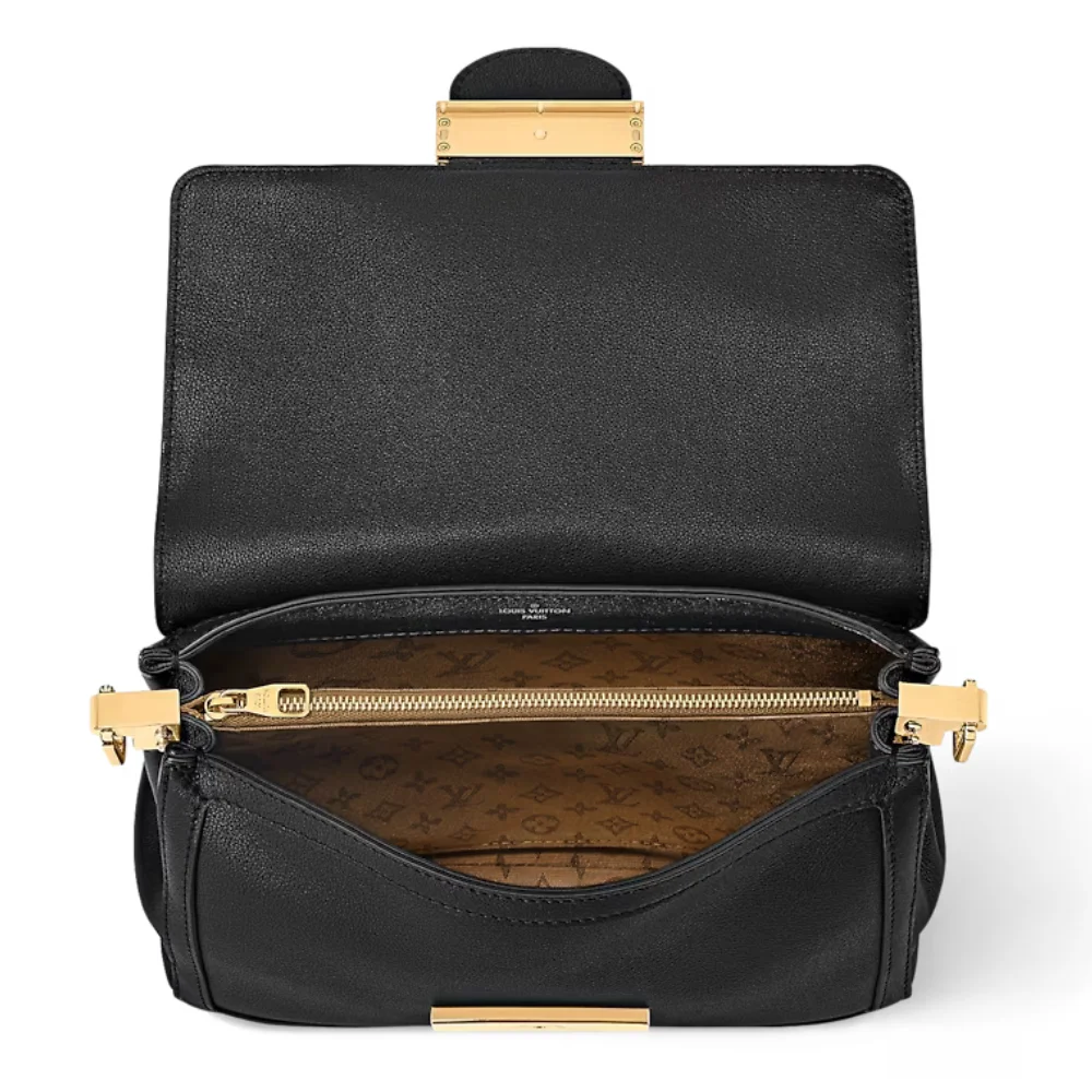 Louis Vuitton Dauphine Soft MM Bag in Calfskin Interior pockets