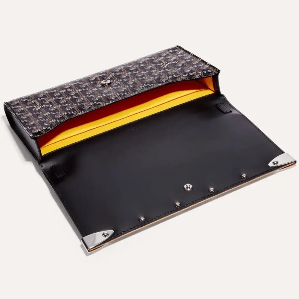 Goyard Monte Carlo PM Clutch Interior pockets 3