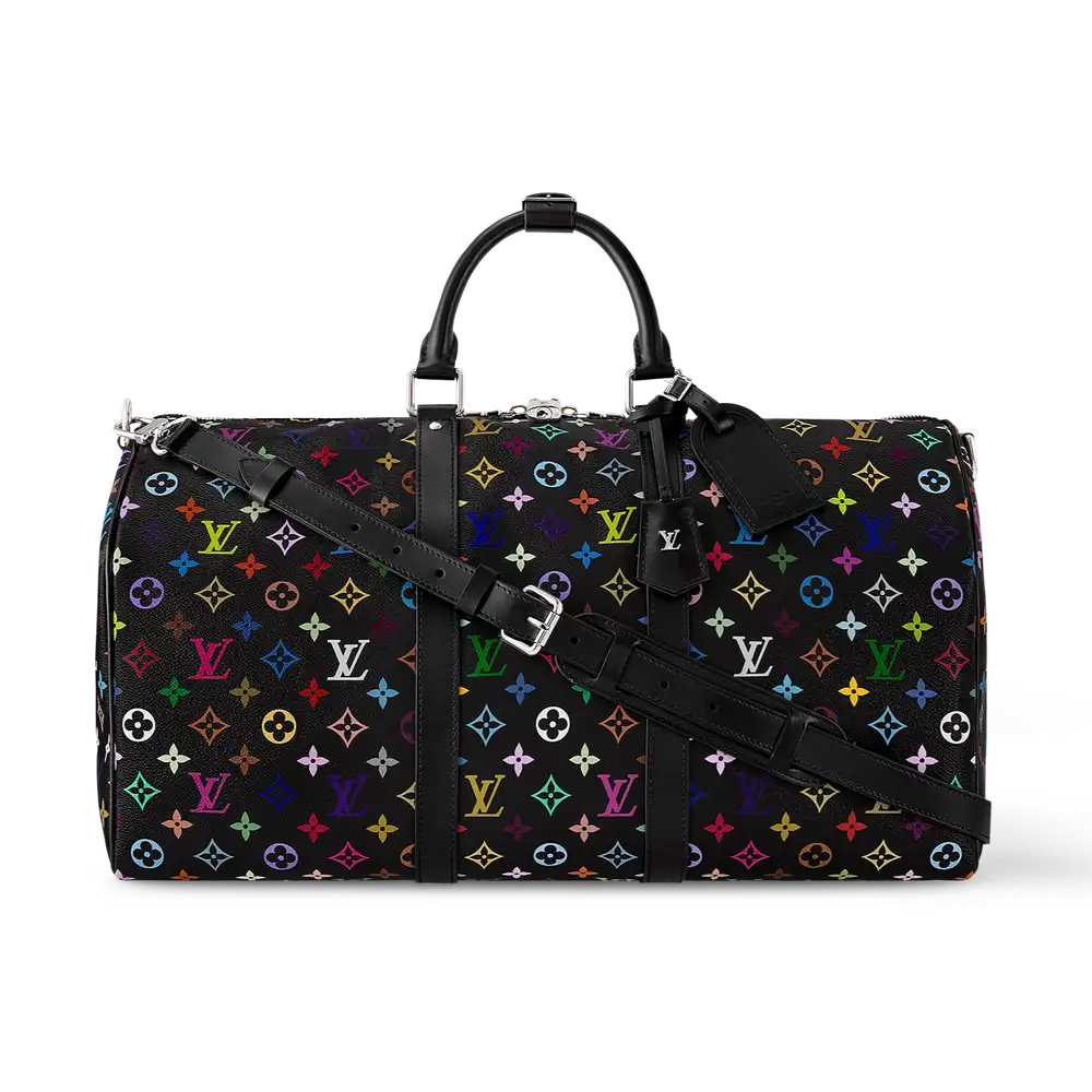 LV x TM Keepall Bandoulière 50 Multicolored