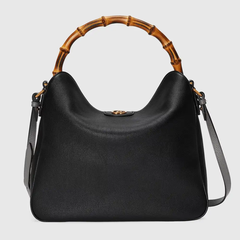Gucci Diana large shoulder bag Black leather