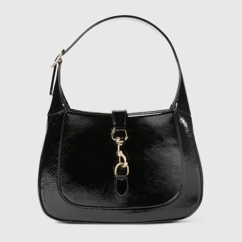 Gucci Jackie medium bag Black patent leather