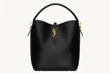 Saint Laurent Le 37 In Shiny Leather Black Featured image