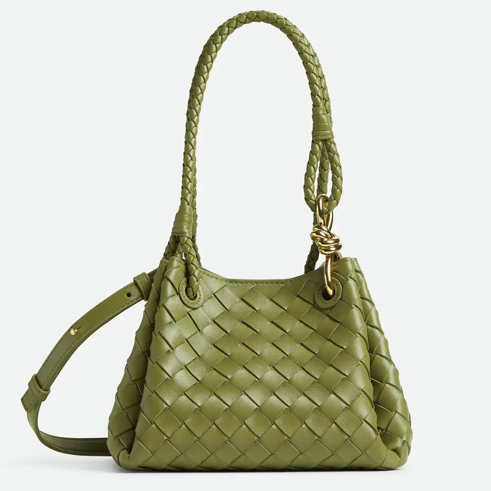 Bottega Veneta Parachute Small Bag Matcha