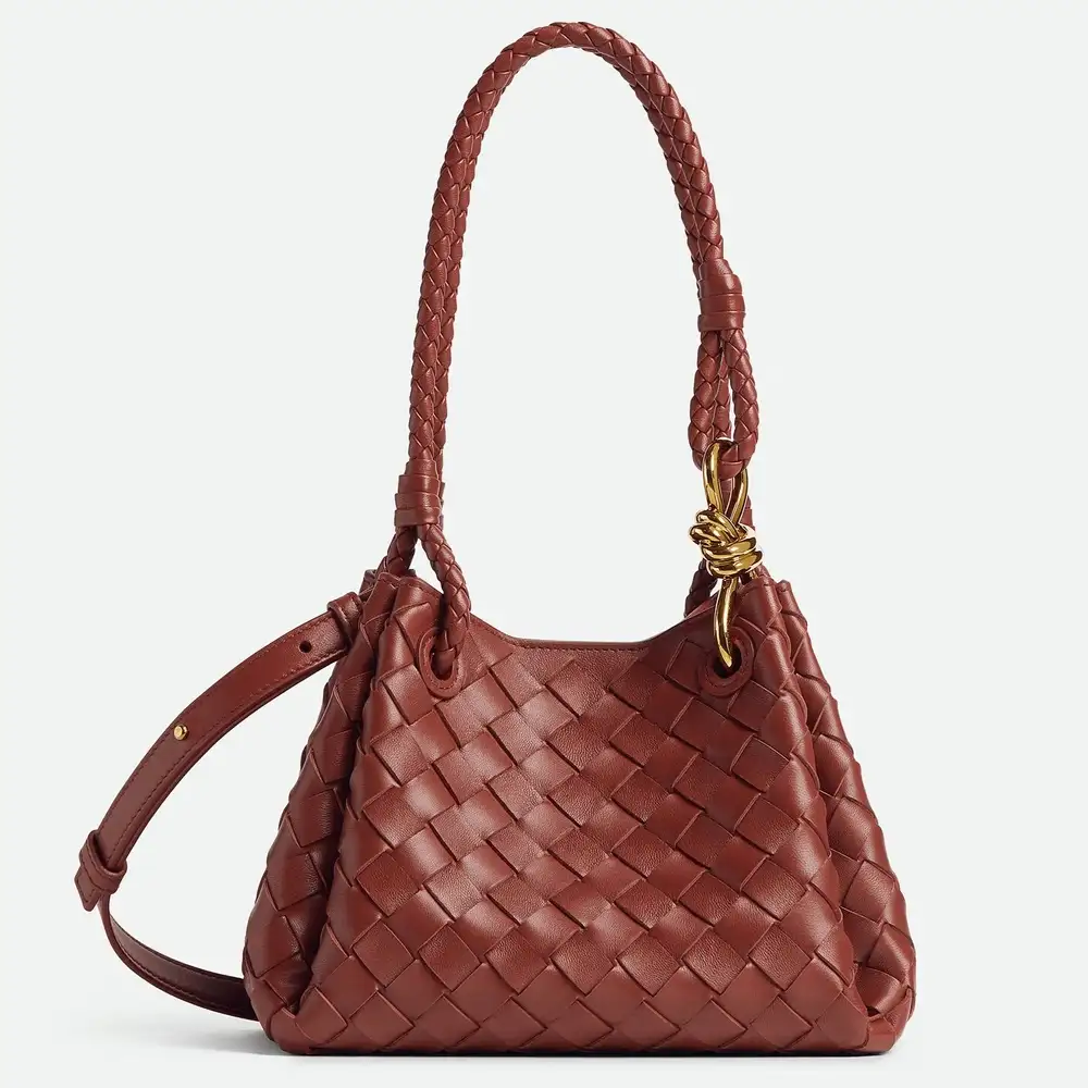 Bottega Veneta Parachute Small Bag Sapele