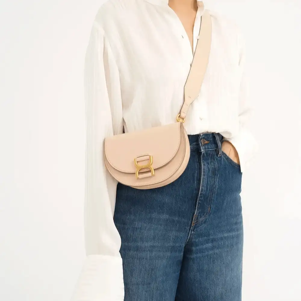 Chloe Mini Marcie Flap Bag Model Shoulder Carry