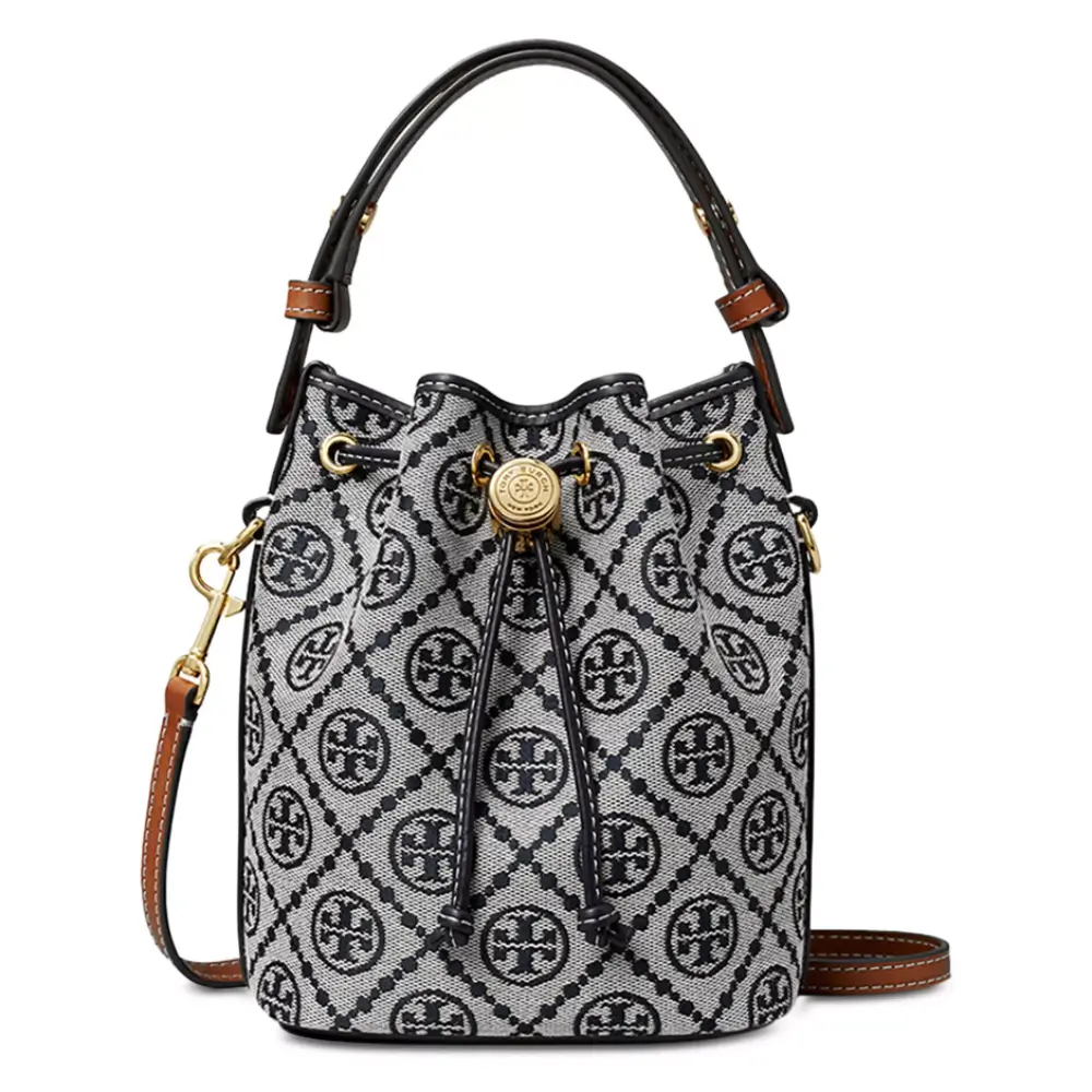 Tory Burch T Monogram Mini Bucket Bag